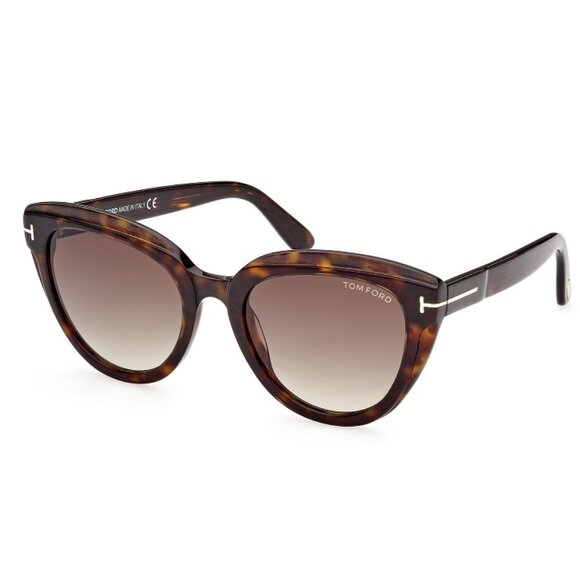 NEW TOM FORD WOMEN CAT EYE SUNGLASSES, HAVANA BROWN WOMEN  display picture 3